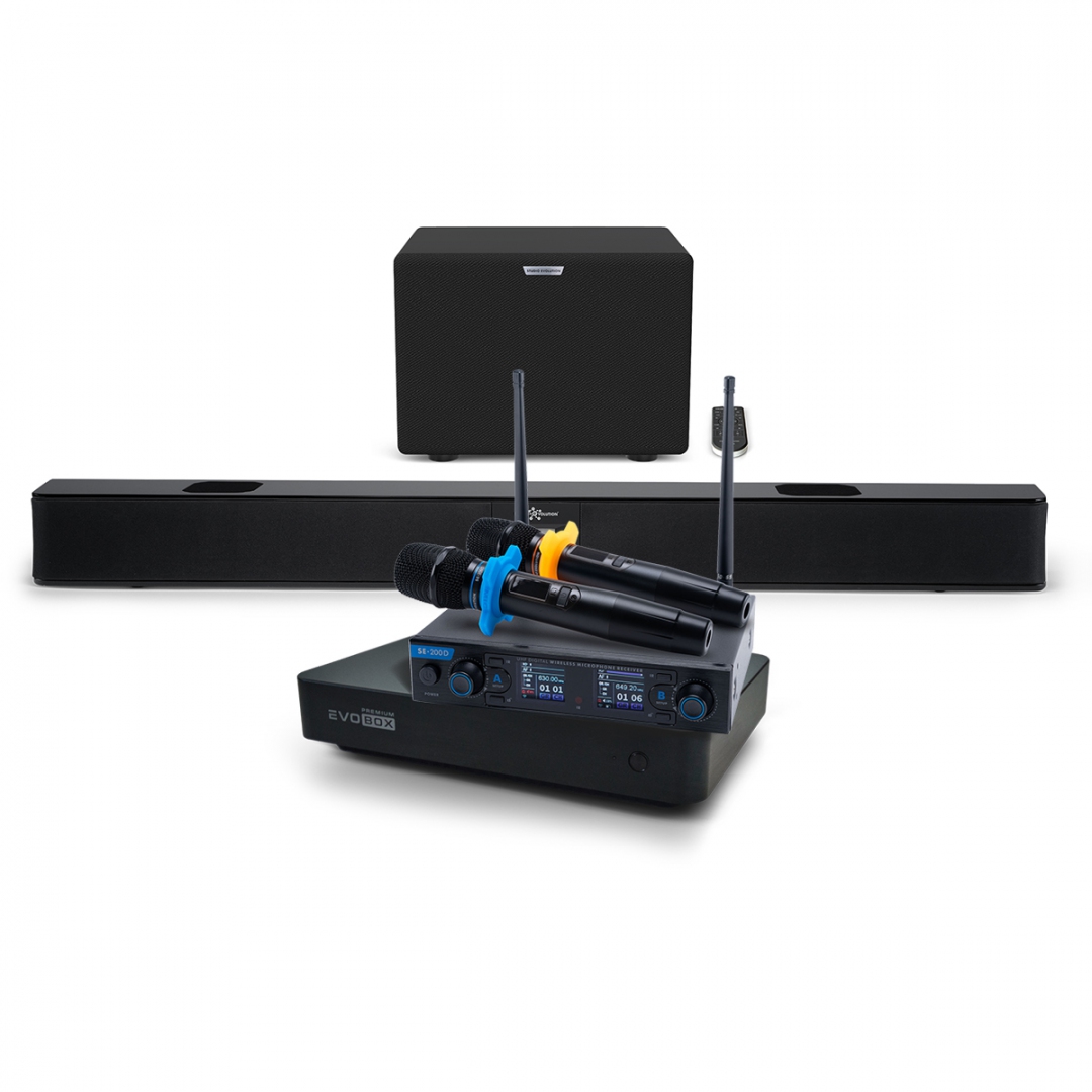 Hi-End караоке-система EVOBOX Premium + EvoSoundBar (саундбар с караоке) в Туапсе