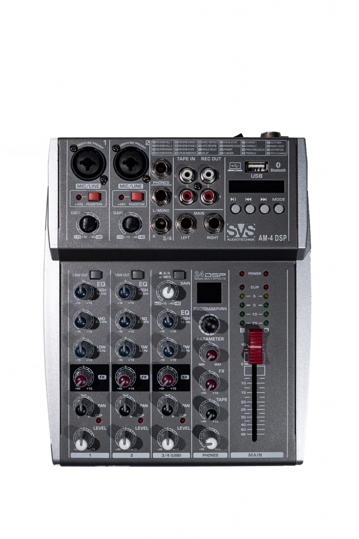SVS Audiotechnik mixers AM-4 DSP Аналоговый микшерный пульт, 4-канала в Туапсе